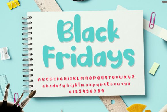 Black Fridays: A Friendly Handwritten Typeface for Branding