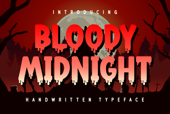 Bloody Midnight: The Ultimate Horror Display Font for Crafters