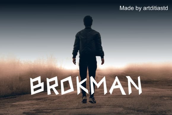 Brokman Font for Bold Handmade Branding