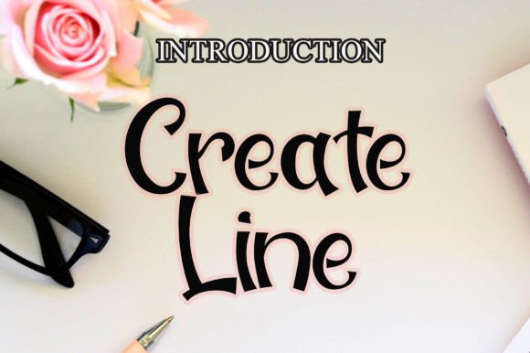 Create Line: A Modern Display Typeface for Editors
