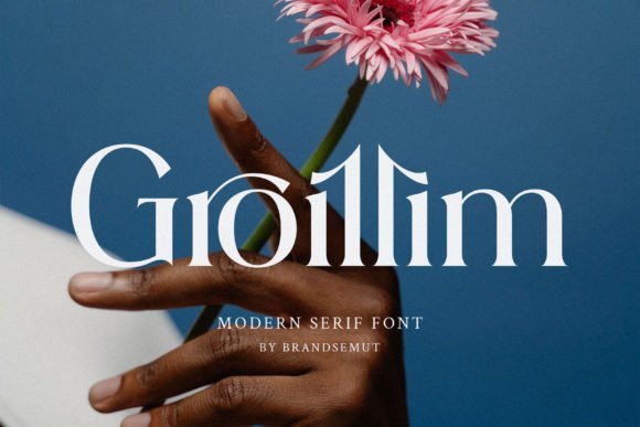 Groillim: A Modern Serif Font for Elegant Editorial Design