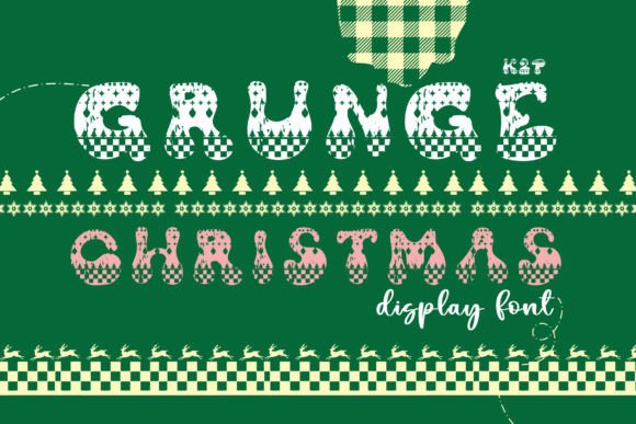 Grunge Christmas: A Festive Display Typeface