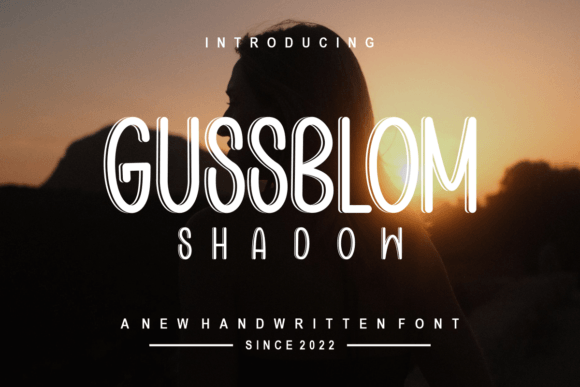 Gussblom Shadow: A Sweet Display Typeface Review