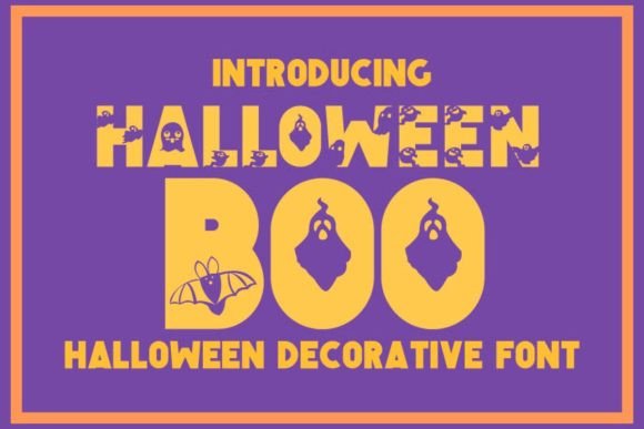 Halloween Boo: A Dramatic Display Font for Makers