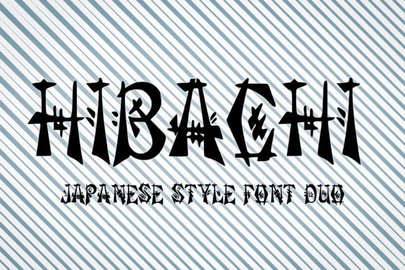 Hibachi: A Japanese-Style Display Font for Editorial Design