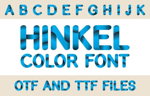 Hinkel: A Modern Gradient Font for Makers