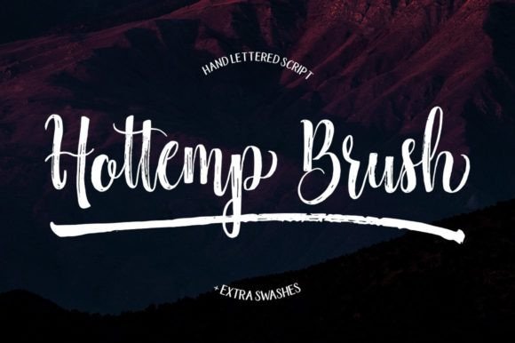 Hottemp Duo: A Modern Script Handwritten Font for Campaigns