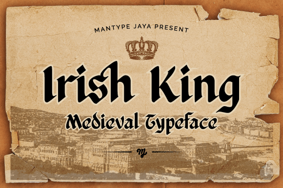 Irish King: A Blackletter Typeface for Modern Branding