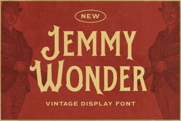 Jemmy Wonder: A Vintage Display Font for Modern Editors