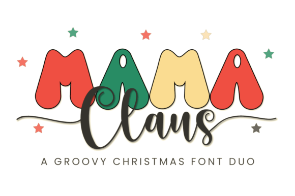 Mama Claus Duo: A Joyful Script Handwritten Typeface