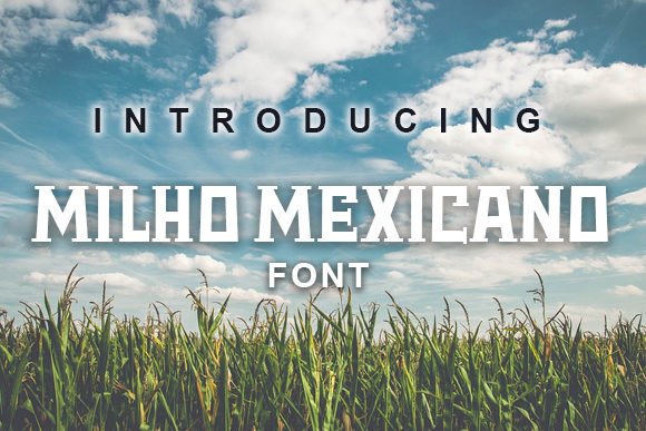 Milho Mexicano: An Elegant Display Typeface
