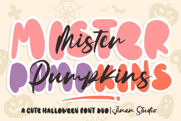 Mister Pumpkins Duo: The Ultimate Halloween Font for Marketers