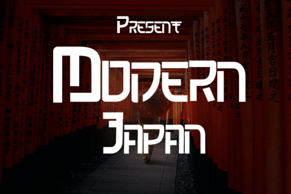 Modern Japan: A Display Font for Elegant Branding
