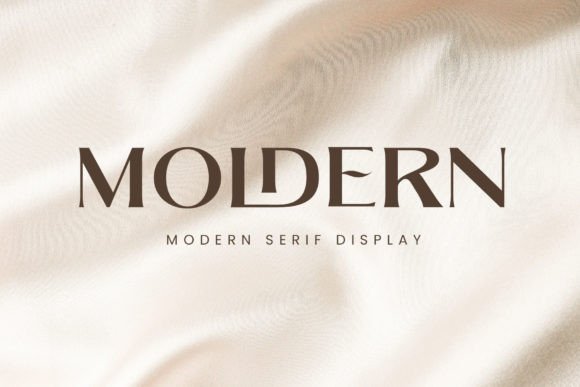 Moldern: A Modern Serif Font for Bold Branding