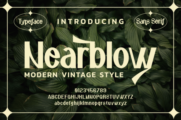 Nearblow Font: Bold Display Type for Modern Web Design