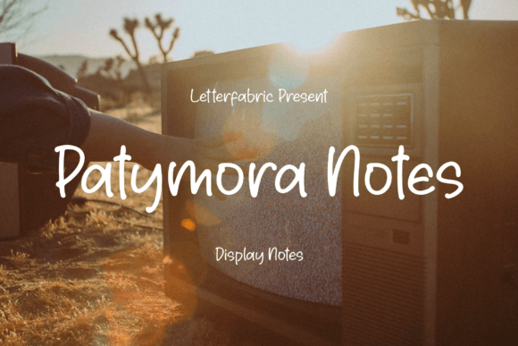 Patymora Notes Font for Campaign Design