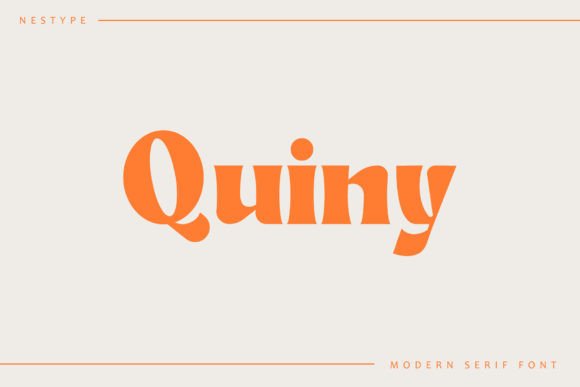 Quiny Serif Font for Modern Web Design