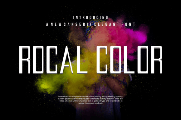 Rocalcolor: Bold Display Font for Modern Campaigns