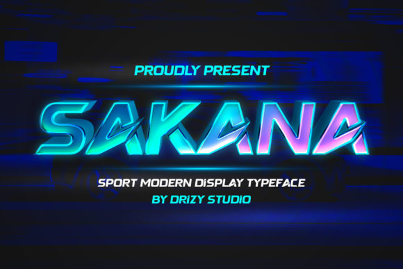 Sakana: A Modern Display Typeface for Editorial Design