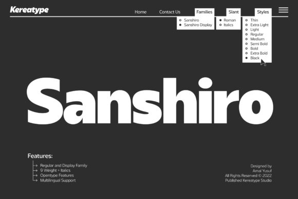 Sanshiro Font Review: A Versatile Geometric Sans Serif