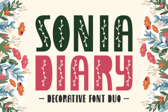 Sonia Diary: A Decorative Font for Branding