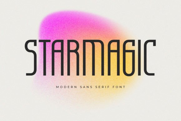 Starmagic: A Modern Sans Serif Typeface for Branding