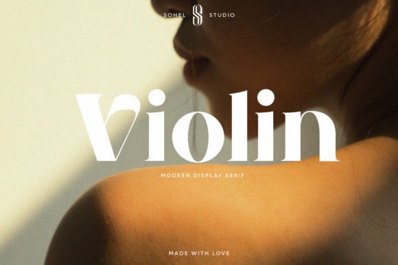 Violin Serif Font for Elegant Craft Designs